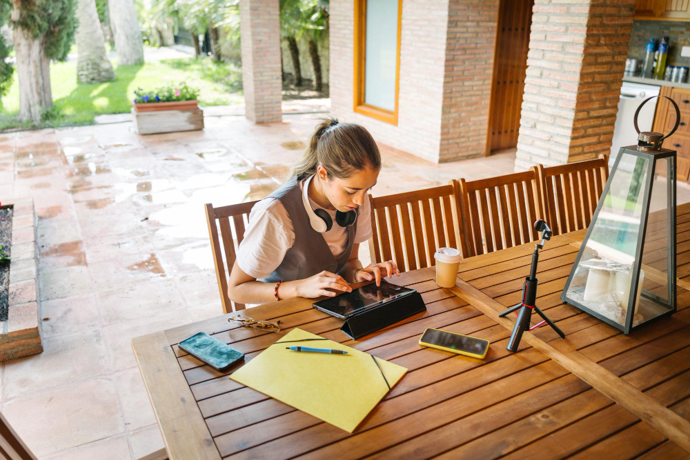réussir une terrasse alliant bois chaleureux et carrelage moderne